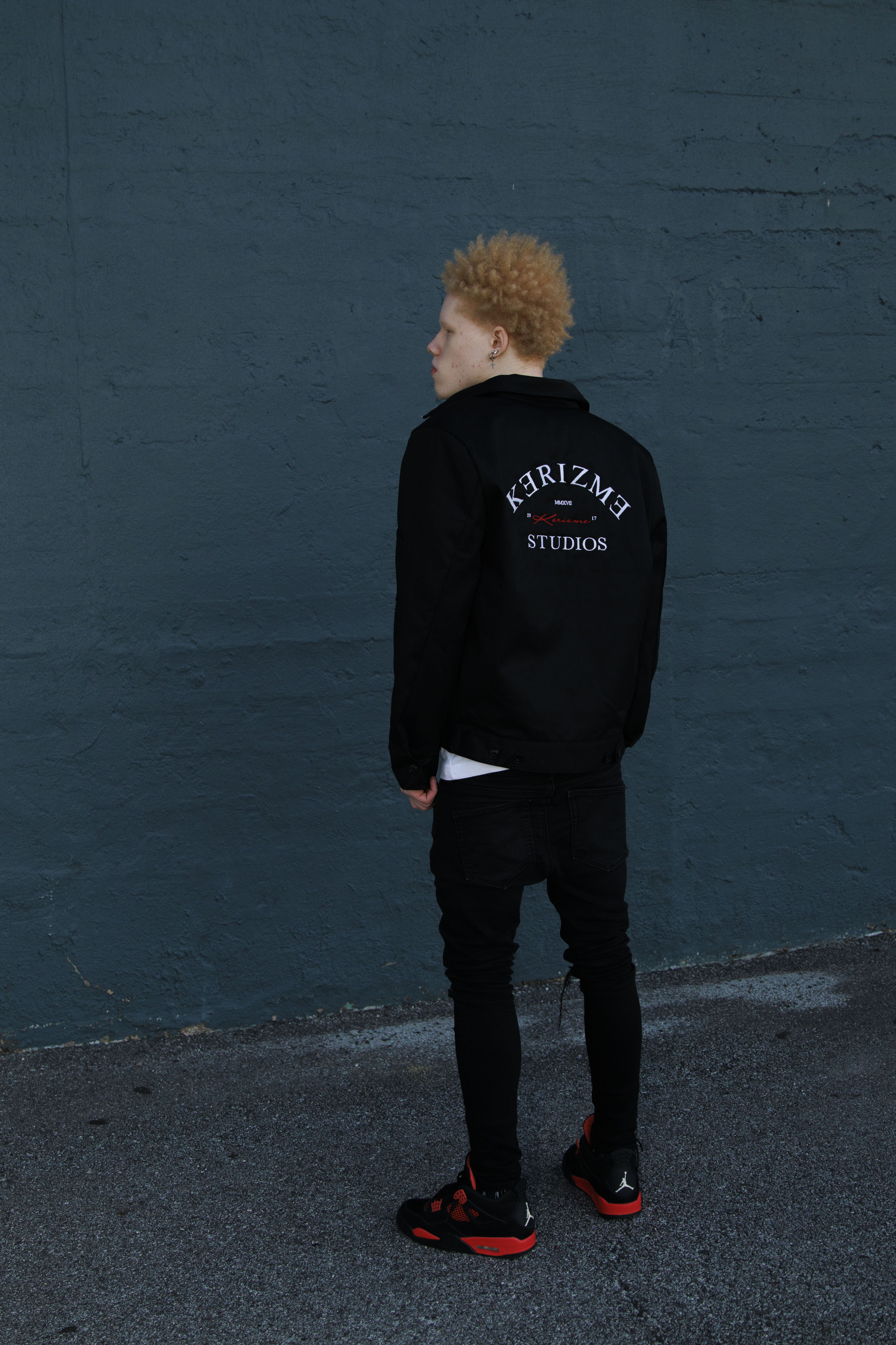 Black Kəˈrizmə Utility Jacket