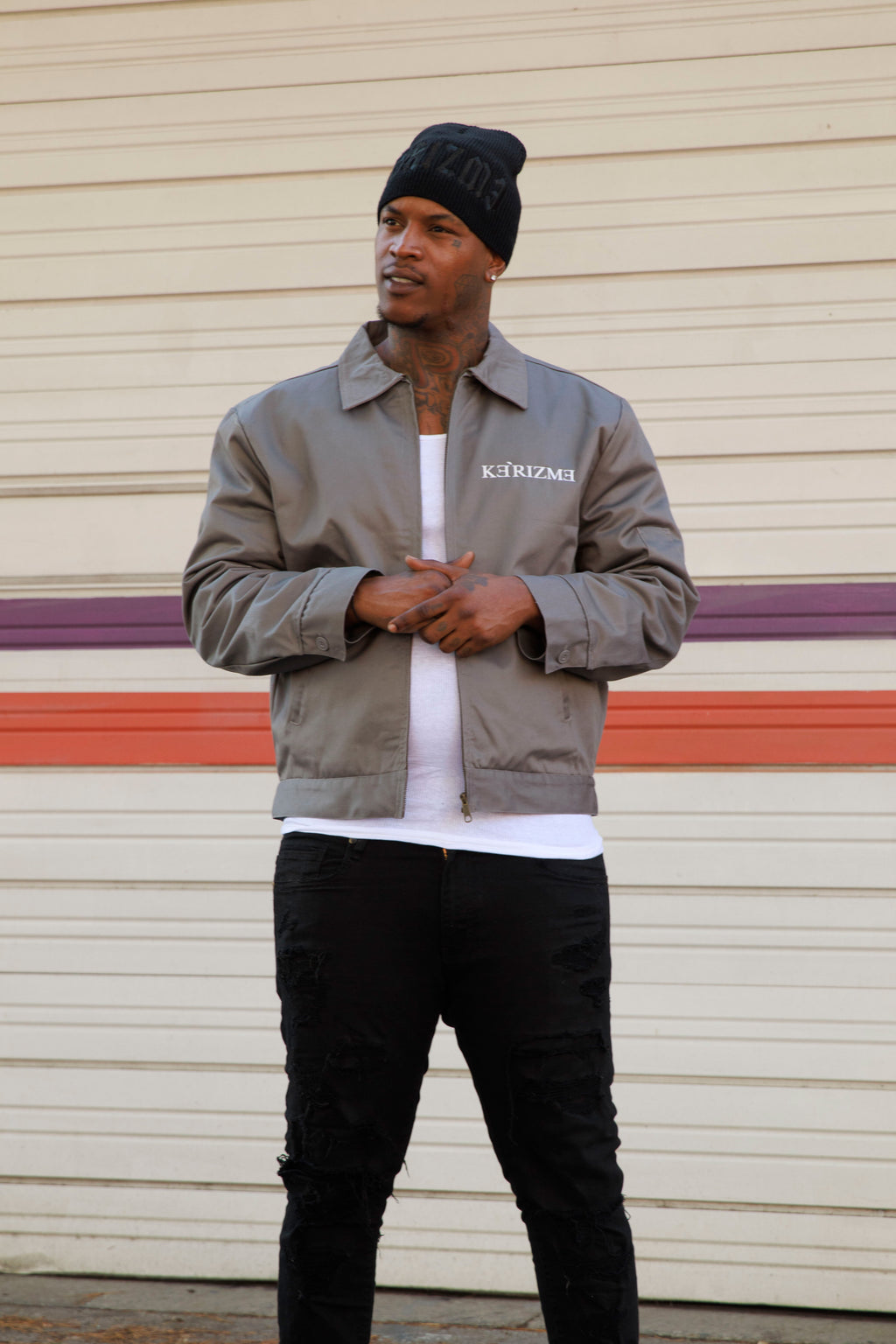 Grey Kəˈrizmə Utility Jacket