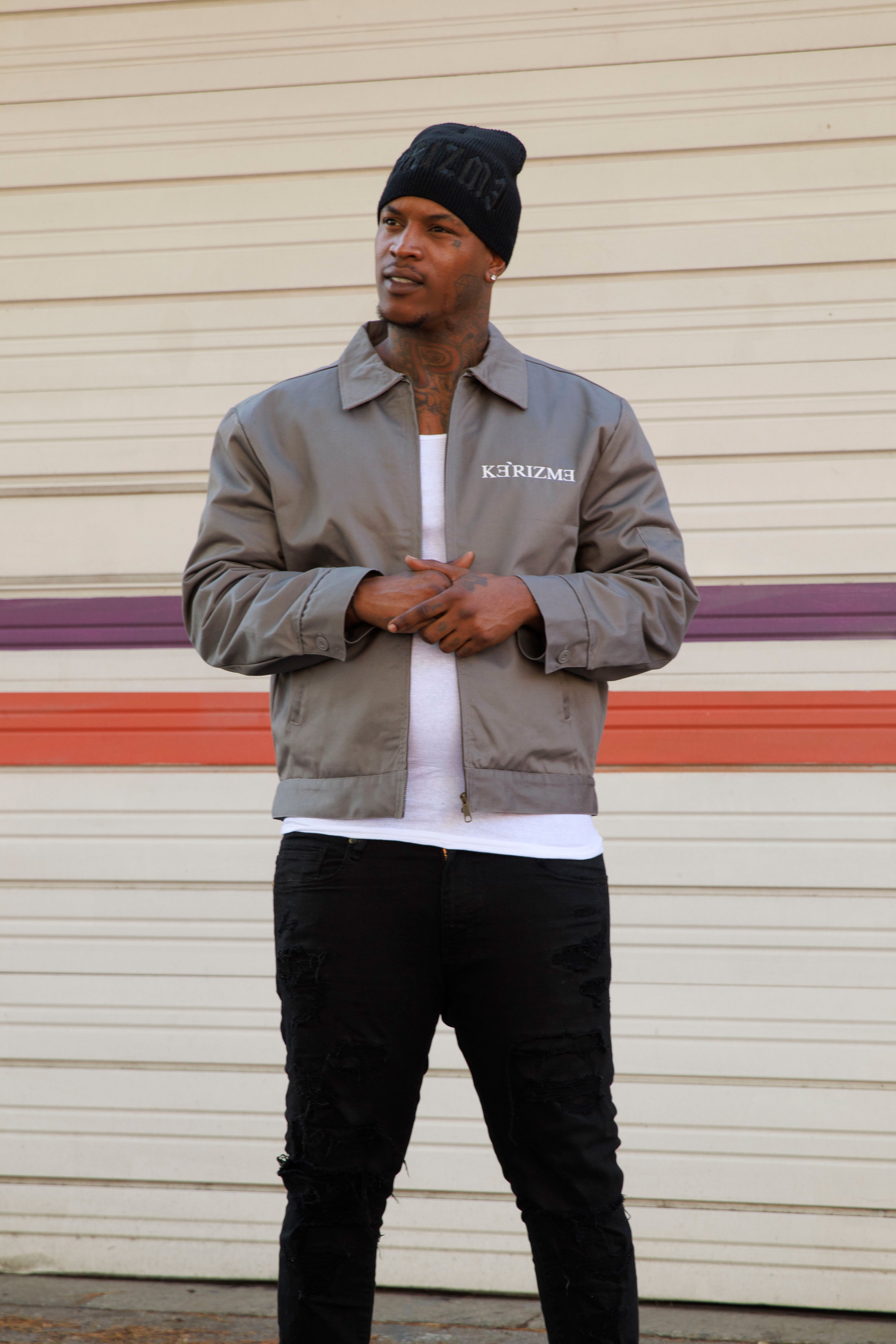 Grey Kəˈrizmə Utility Jacket
