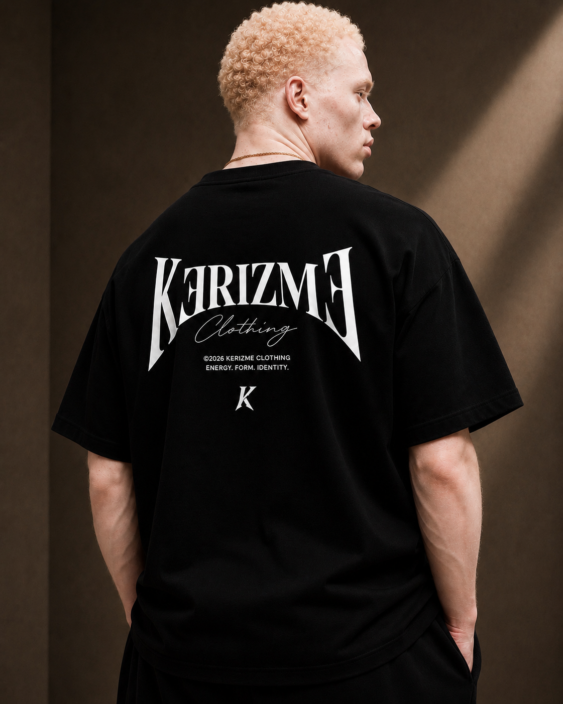 Signature Oversized Tee — Onyx