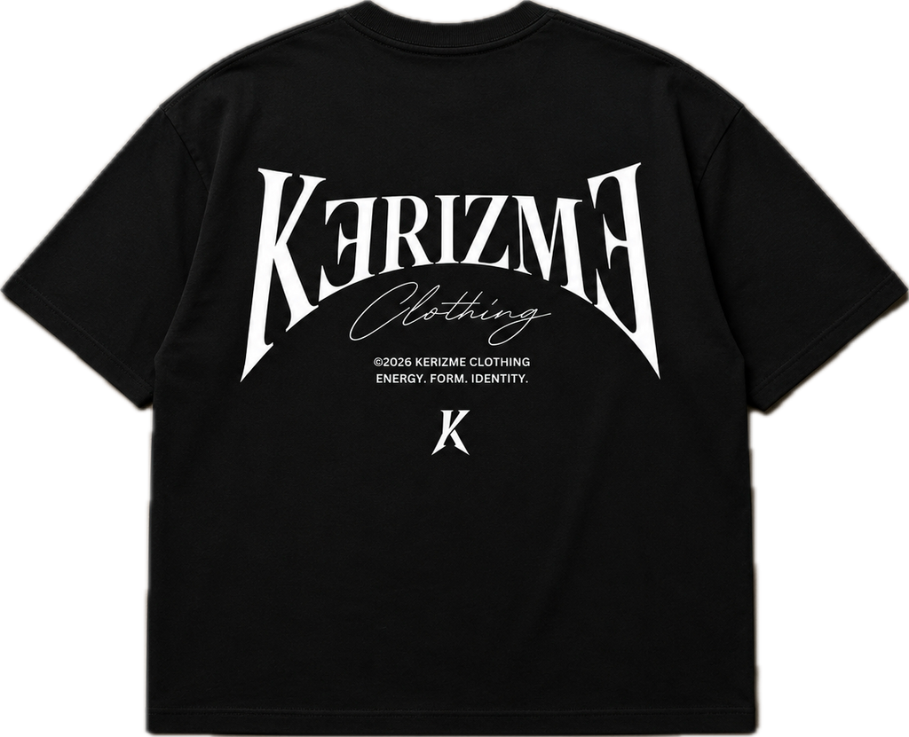 Signature Oversized Tee — Onyx