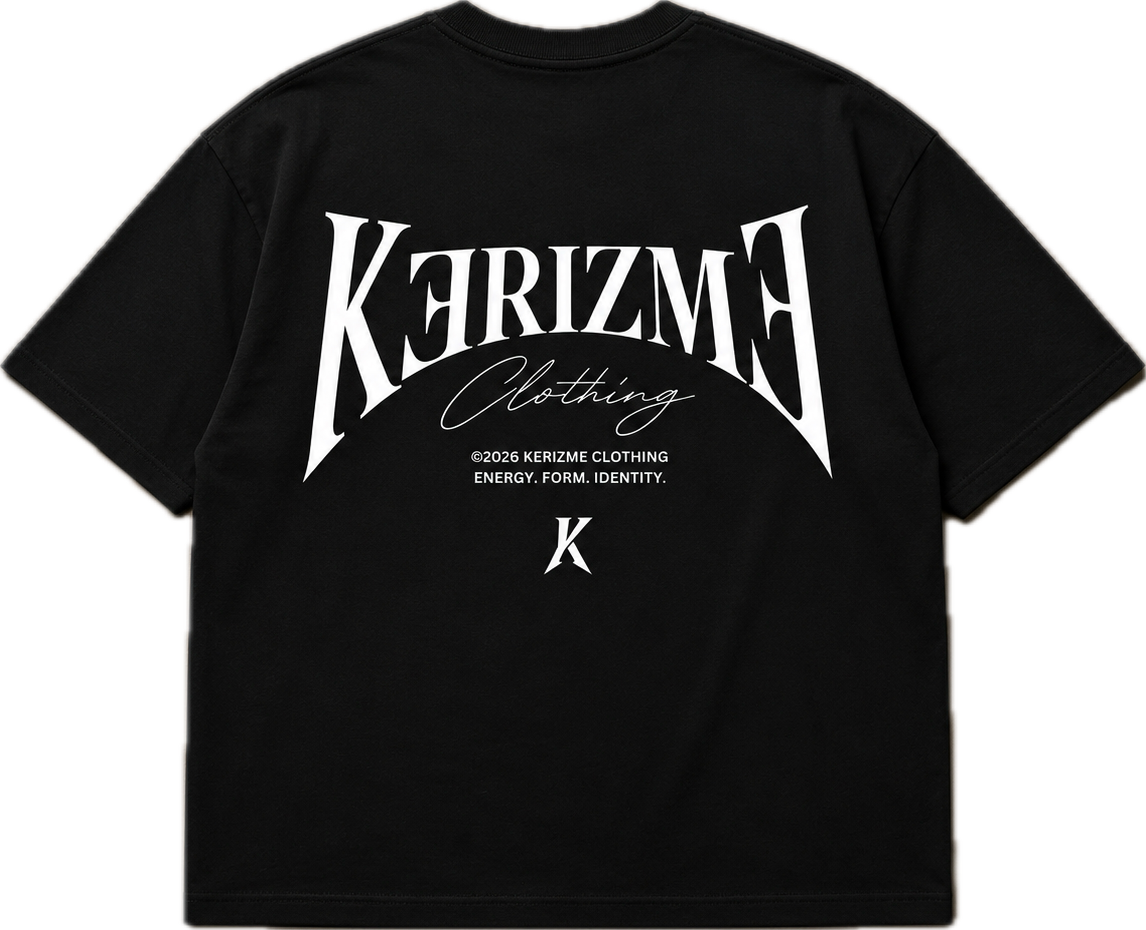 Signature Oversized Tee — Onyx