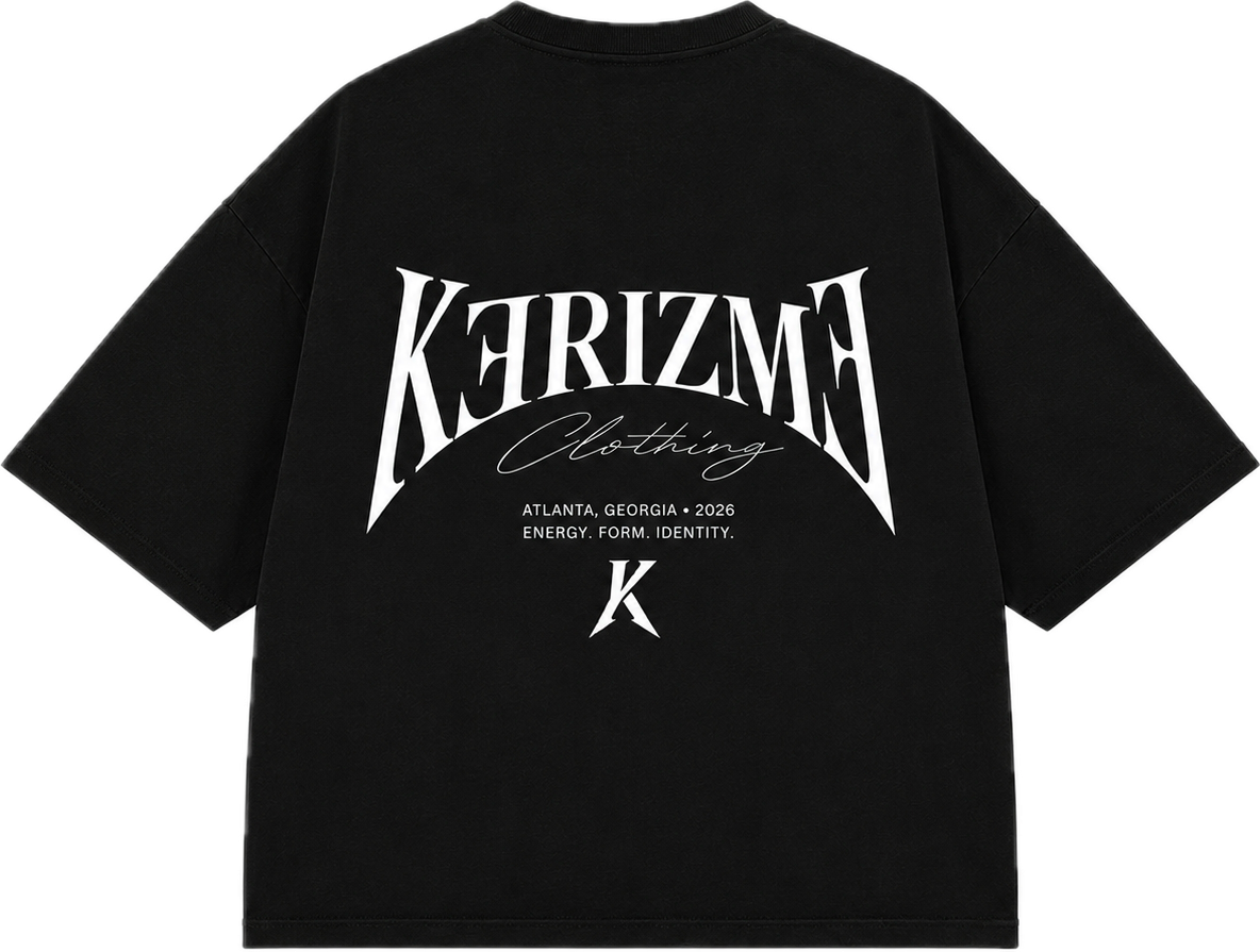 Signature Oversized Tee — Onyx