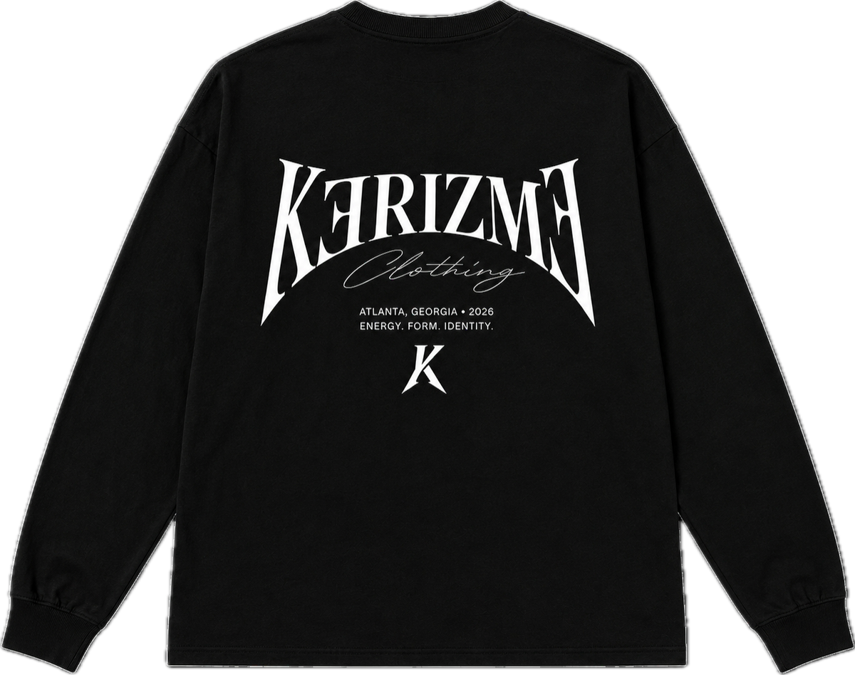 Signature Oversized Long Sleeve — Onyx
