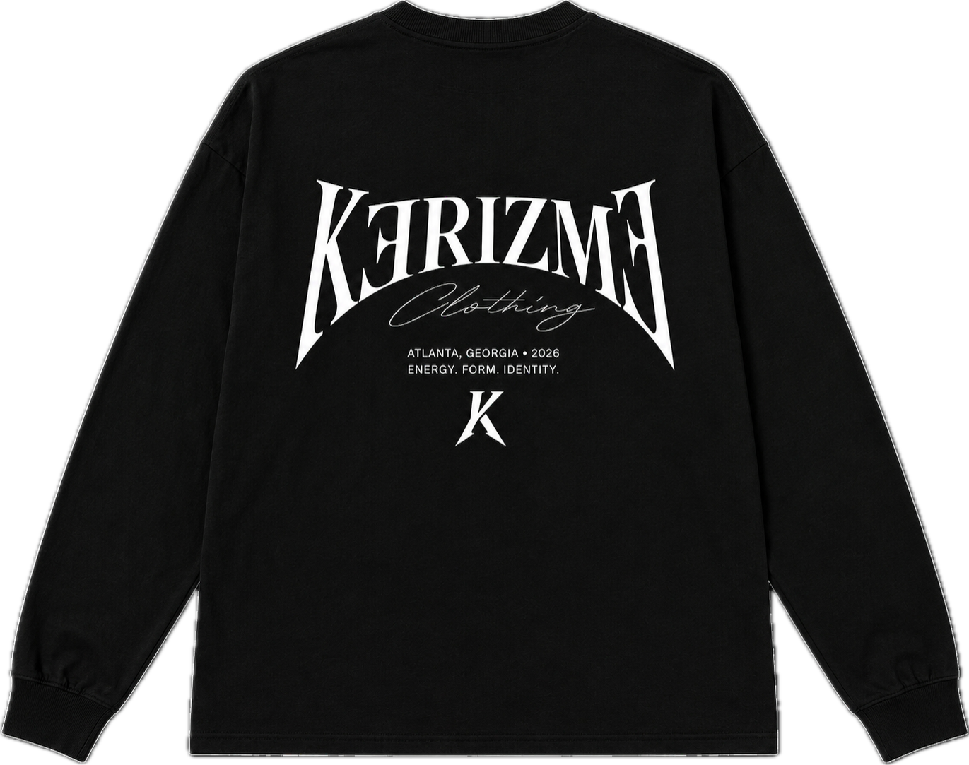 Signature Oversized Long Sleeve — Onyx